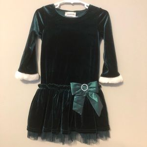 Sparkly Green Dress - Size 3t